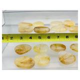 16 Golden Healer Palmstones: 480 gm./ 1 lb.