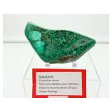 Malachite-Polished Slab 218 gm./7.7 oz.