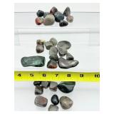 Bloodstone Tumbles Lot: 336 gm./11.9 oz.