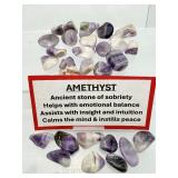 Amethyst Polished Tumbles Lot: 147gm./5.2oz.
