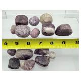 Lepidolite Tumbles Lot: 338 gm./12 oz.