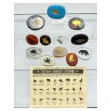 12 Totem Energy Stones: Total weight 263 gm./ 9.3 oz.
