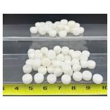 Snow Quartz Polished Nuggets Lot: 442 gm./1 lb.