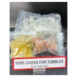 Wire Cages for Tumbles (brass, gold, & silver) 214 gm./7.5 oz. bag