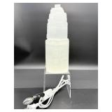Selenite Tower with light 2.6 kilo/5 lb.