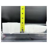 Selenite (Misc. Lot of 3) `Sphere 75mm 504 gm/1 lb.2 oz., Leaf Dish 448 gm./1 lb., Tealight Star Holder 378 gm./13.3 oz.