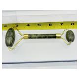 5 piece Jade Gua Sha set with Facial Roller & Massagers with velvet carrying bag