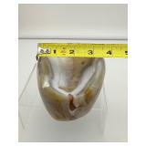 Orca Agate Bowl: 942gm./2 lb. 1 oz.
