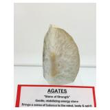 Agate: Standing Corner Polished on 2 of 3 sides 1 kilo/2 lb. 3.3 oz.