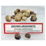 Brown Aragonite Tumbles 225 gm./7.9 oz.