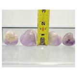 Amethyst Misc. Misc. Lot of 14: Total weight 615 gm./1 lb. 5.7 oz.