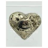 Pyrite Lot of 3: heart, tumble and small angel Total Lot Weight 240 gm./8.5 oz.