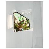 Ammolite Gem Specimen from the KORITE Ammolite Mine, Alberta, Canada in box with certificate of authenticity, 3 color specimen (purple, blue & green) 14 gm./.5 oz