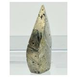 Pyrite Lot of 3: small flame, heart and small cube cluster 291 gm./10.2 oz.