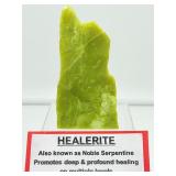Healerite (Noble Serpentine) Standing Piece: 571gm/1 lb4.1oz.