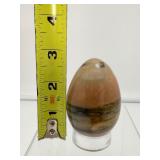 Pink Panther Jasper Egg: 196gm/7oz.