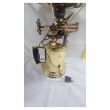 Brass Electric Blow Torch Table Lamp