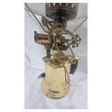 Brass Electric Blow Torch Table Lamp