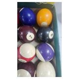 Vintage Billard Pool Balls-#14 Appears mismatched but complete