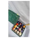 Vintage Billard Pool Balls-#14 Appears mismatched but complete