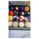 Vintage Billard Pool Balls-#14 Appears mismatched but complete