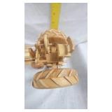 Handcrafted Wooden Toy Tractor