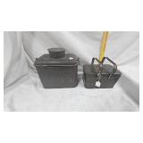 Coal Miner Lunch Pail and US Marine Cut Plug Tin