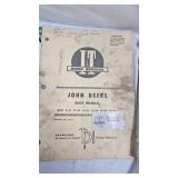 Lot of John Deere and Ford Manuals