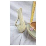 Rumril Pottery Vase/Bowl, and Small Crackle Style Vase