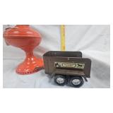 Nylint Horse Rancher Trailer & Aladdin Model 6 Kerosene Lamp