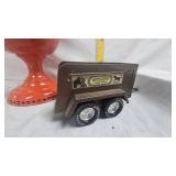 Nylint Horse Rancher Trailer & Aladdin Model 6 Kerosene Lamp
