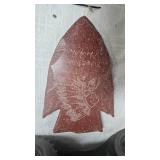 Model M Tractor Model, resin-Decorative Arrowhead made of Pipestone-Pill Box