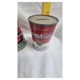 Harmen Killebrew Certicare Can(Empty no holes), Campbell Soup Can Bank