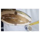 "Old Sleepy Eye" Stoneware Mug, Vintage Swan Planter, Majoica Pottery Dish