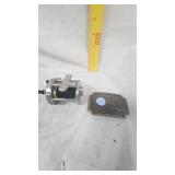 Direct Drive Shakespere Reel & 1977 Indiana Metal Craft Gun Belt Buckle