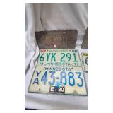 Lot of 5 Minnesota License Plates as shown