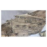 1958 Unissued MN Plate with Original Envelope(tattered) and Plastic Wrapper