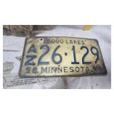 1958 Unissued MN Plate with Original Envelope(tattered) and Plastic Wrapper