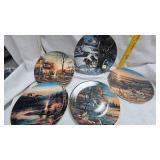 Lot of 4 Terry Redlin and David Meger Collector Plates