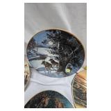 Lot of 4 Terry Redlin and David Meger Collector Plates