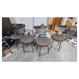 Set of 4 Cushioned Bar Stools, Great Condition