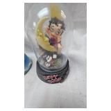 Betty Boop "Moonstruck" & "Surfboard Betty", Handpainted Sculptures, Limited Edition, has foam packaging