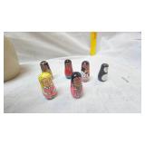 Set of 6 small Nesting Dolls, Vintage Weyness Sniff Jar & E.W. Farrington Stoneware Jug