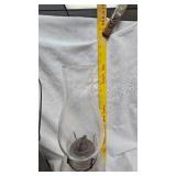 Vintage Glass Oil Lamp and Embury No 2 Air Pilot Lantern