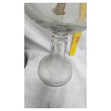 Vintage Glass Oil Lamp and Embury No 2 Air Pilot Lantern