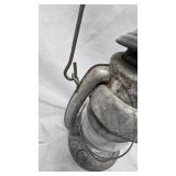 Vintage Glass Oil Lamp and Embury No 2 Air Pilot Lantern