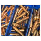 Plastic Storage Container with Assorted Welding Contact Tips