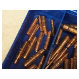 Plastic Storage Container with Assorted Welding Contact Tips