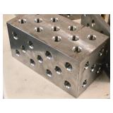 Lot of (2) Build Pro 8" Riser Blocks with (4) Ball Lock Bolts