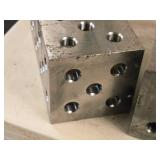 Lot of (2) Build Pro 8" Riser Blocks with (4) Ball Lock Bolts